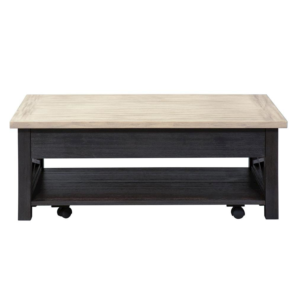 Black Lift Top Cocktail Table – Living Room Center Table and Coffee Table