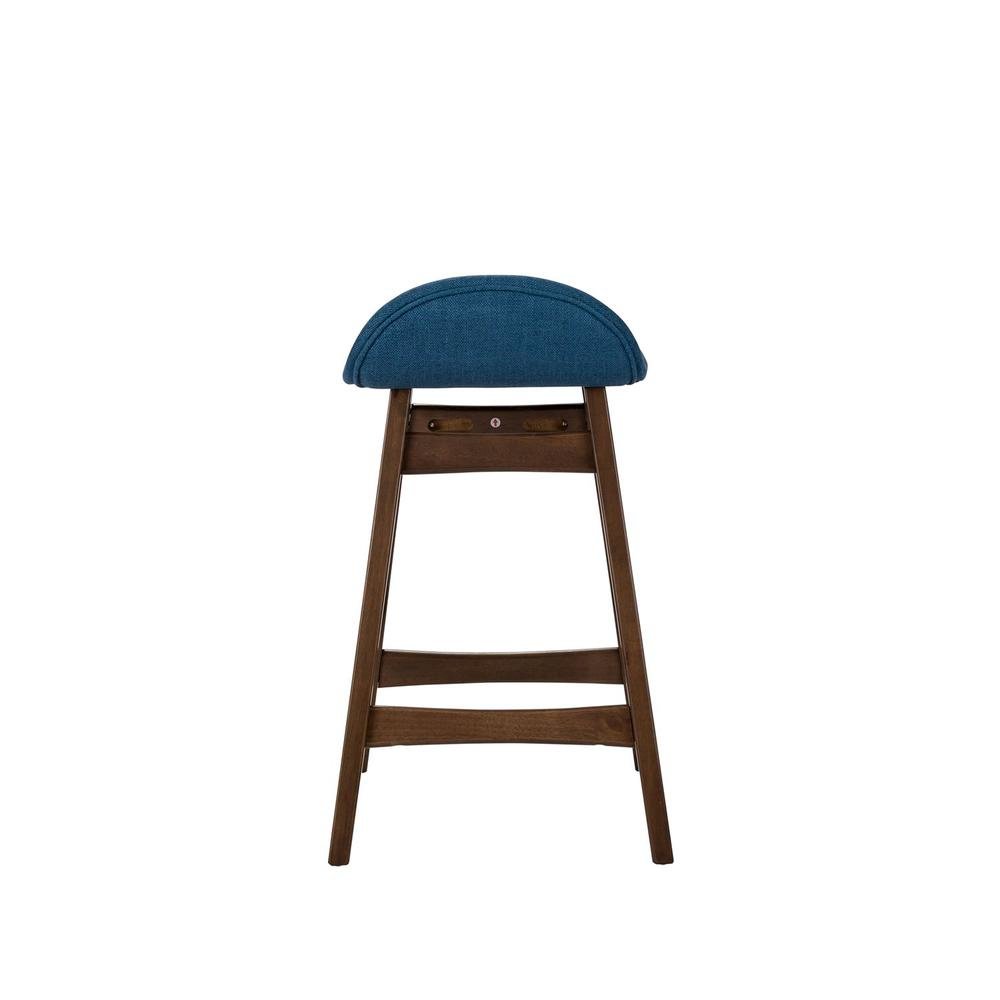 Brown Wooden Counter Height Chair with Back – Stylish Bar Stools for Kitchen