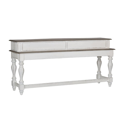Magnolia Manor 4 Piece Console Set (1-Console 3-Stools)