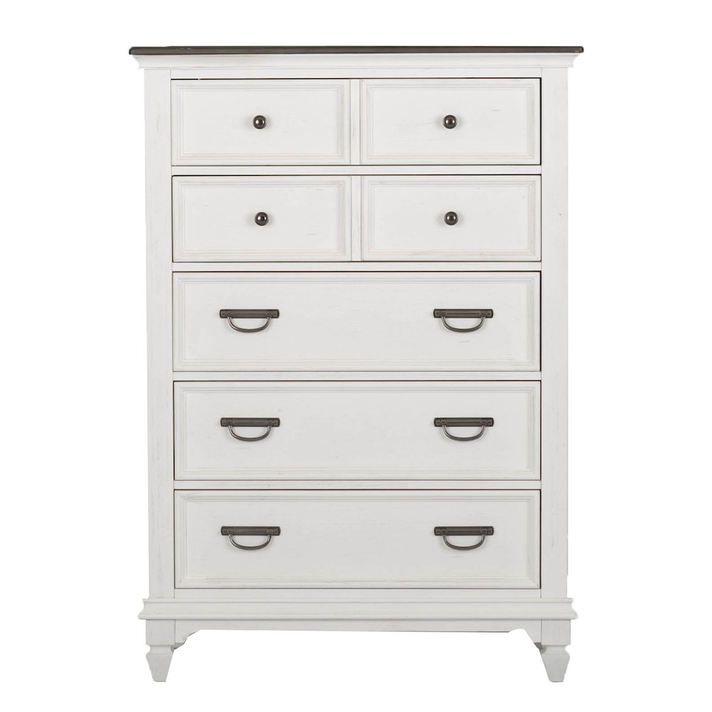 King California Panel Bed, Dresser & Mirror, Chest
