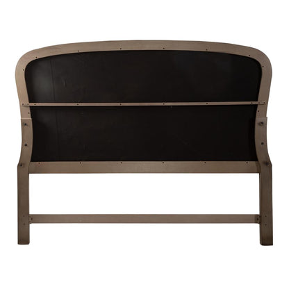Americana Farmhouse Queen Tufted Panel Headboard in Dusty Taupe