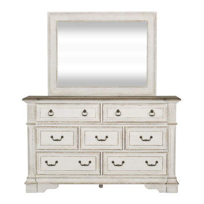 King California Panel Bed, Dresser & Mirror, Night Stand