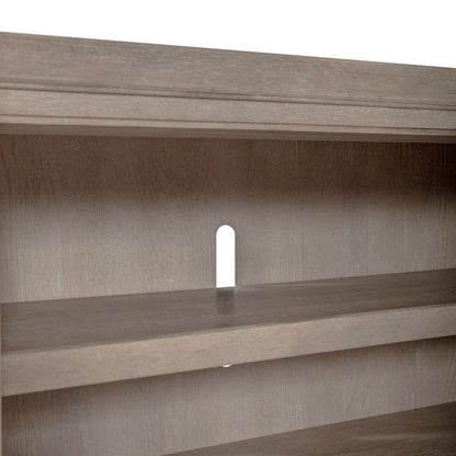 Brentwood 80 Inch TV Console for Living Room  - Sandstone Oak