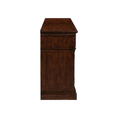 Arden Road Heated LED Fireplace TV Consoles 84 Inch - Satin Cherry