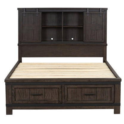 Thornwood Hills King Bookcase Bed, Dresser & Mirror, Chest