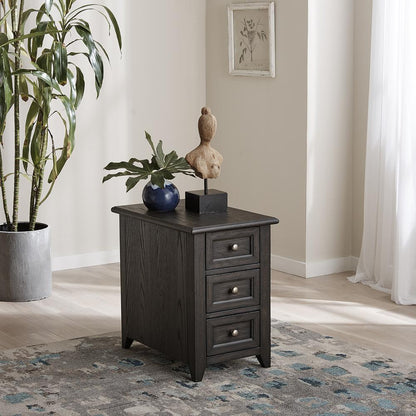 Mill Creek Chair Side Table in Peppercorn