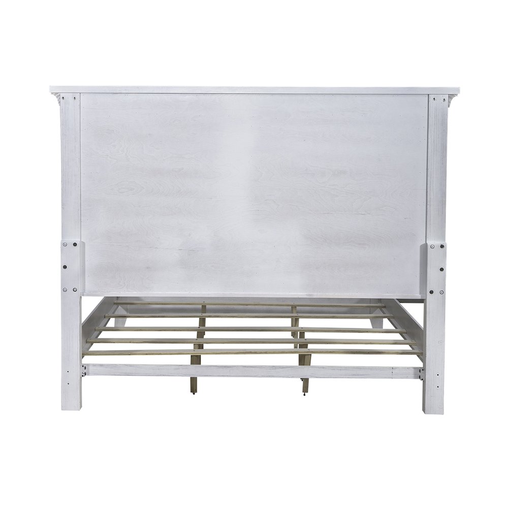 King Panel Bed in Pine Solids & Veneers