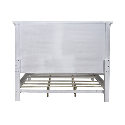 King Panel Bed in Pine Solids & Veneers