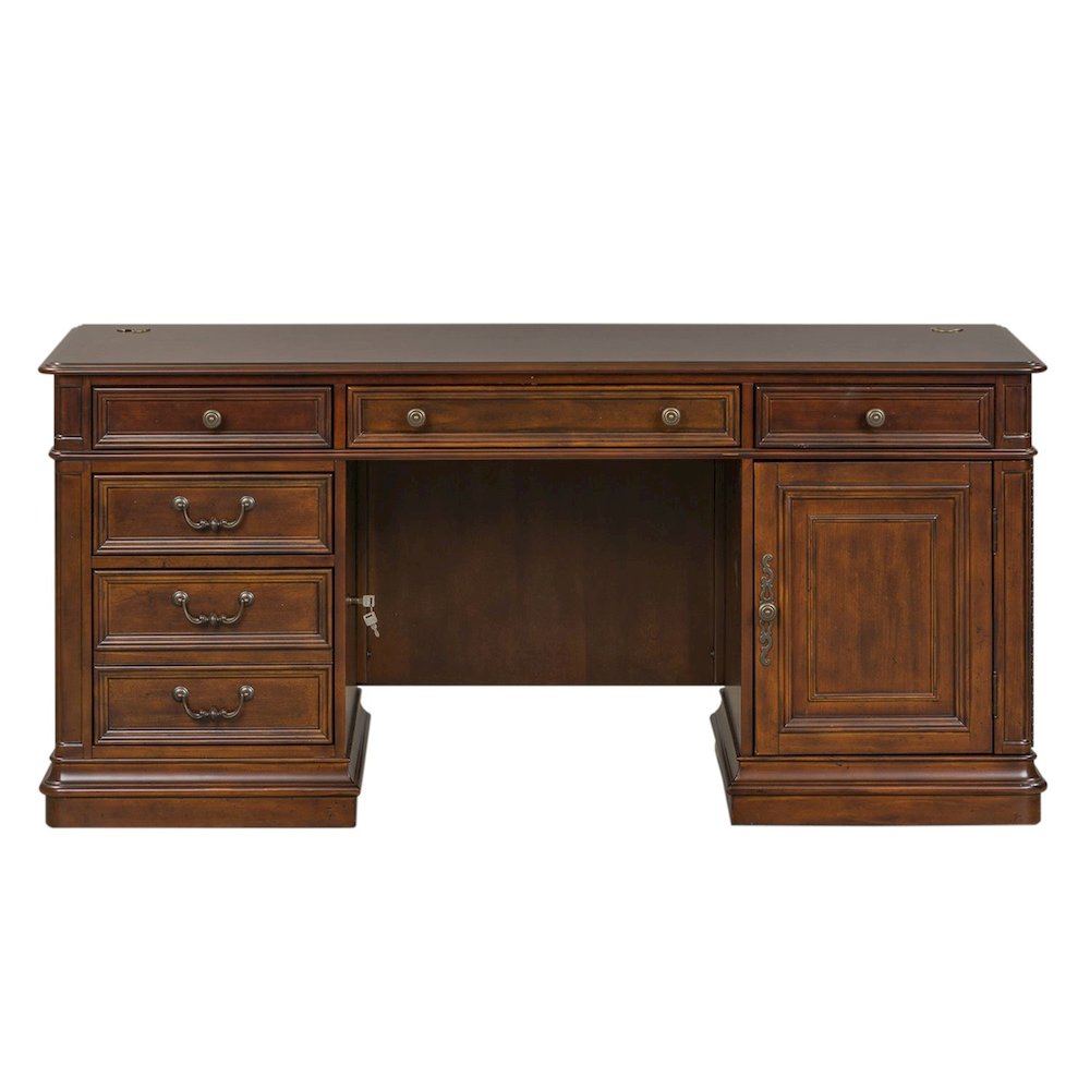 Brayton Manor Credenza in Poplar Solids & Cherry/Birch Veneers