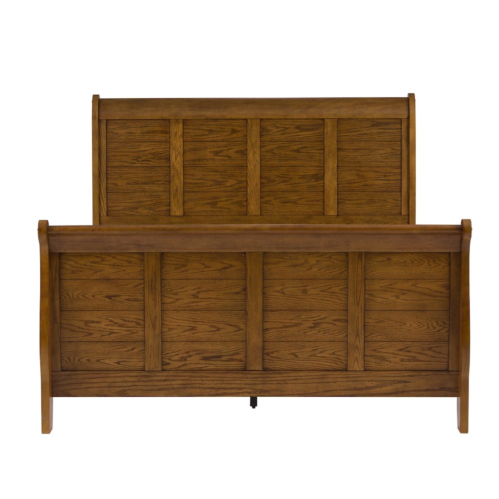 Grandpas Cabin Queen Sleigh Bed, Dresser & Mirror, Chest, Night Stand