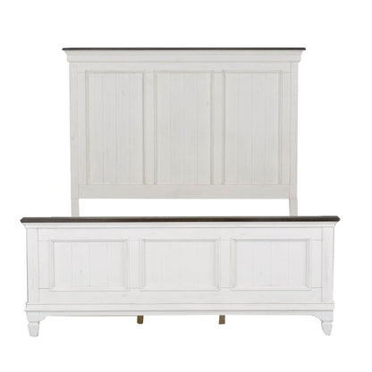 King California Panel Bed, Dresser & Mirror