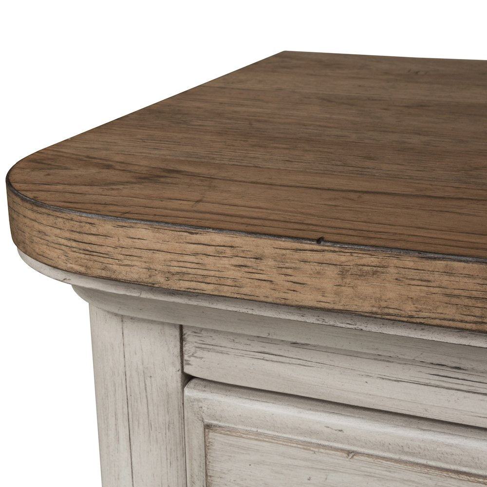 Farmhouse Reimagined King Poster Bed, Dresser & Mirror, Night Stand