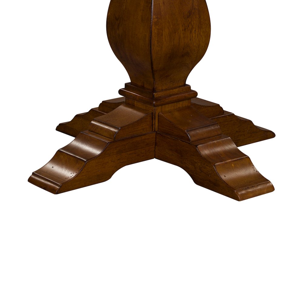 Creations Round Drop Leaf Table in Rubberwood Solids