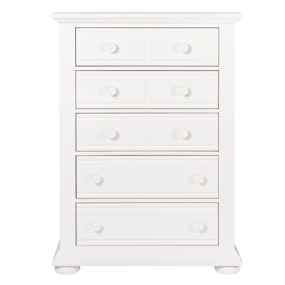King Panel Bed, Dresser & Mirror, Chest