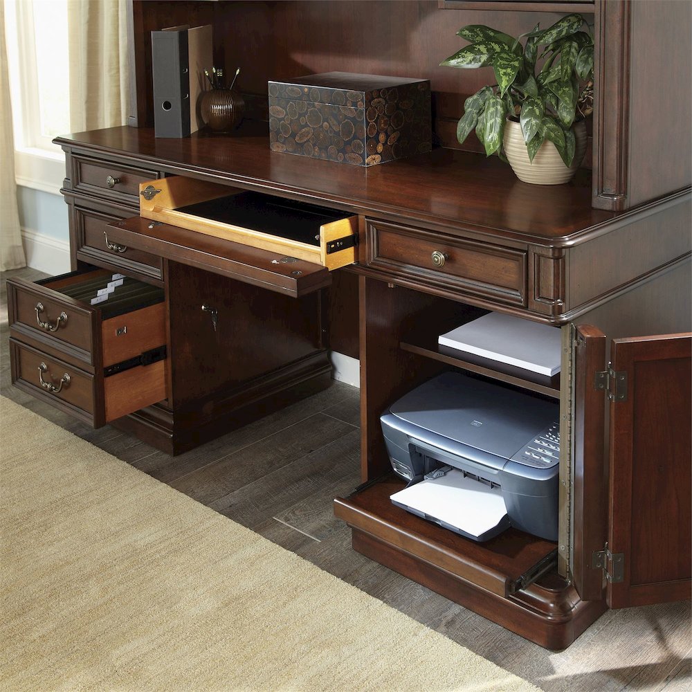 Brayton Manor Credenza in Poplar Solids & Cherry/Birch Veneers