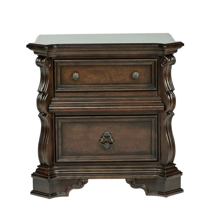 Arbor Place King California Sleigh Bed, Dresser & Mirror, Night Stand