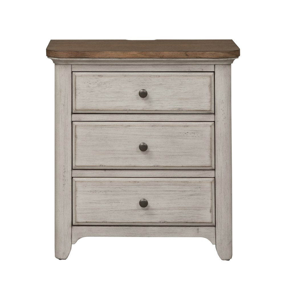 Farmhouse Reimagined King Poster Bed, Dresser & Mirror, Night Stand