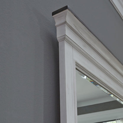 King Panel Bed, Dresser & Mirror