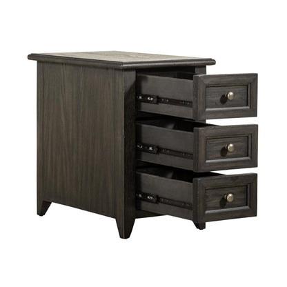 Mill Creek Chair Side Table in Peppercorn