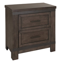 Thornwood Hills King Two Sided Storage Bed, Dresser & Mirror, Chest, Night Stand