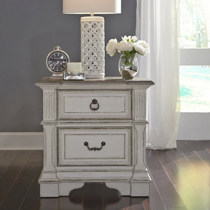 King California Panel Bed, Dresser & Mirror, Night Stand