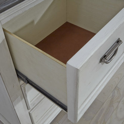 King Panel Bed, Dresser & Mirror