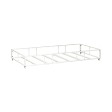 Vintage Series Twin Metal Trundle - Antique White in Distressed Metal