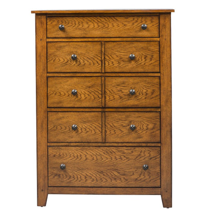 Grandpas Cabin Queen Sleigh Bed, Dresser & Mirror, Chest, Night Stand