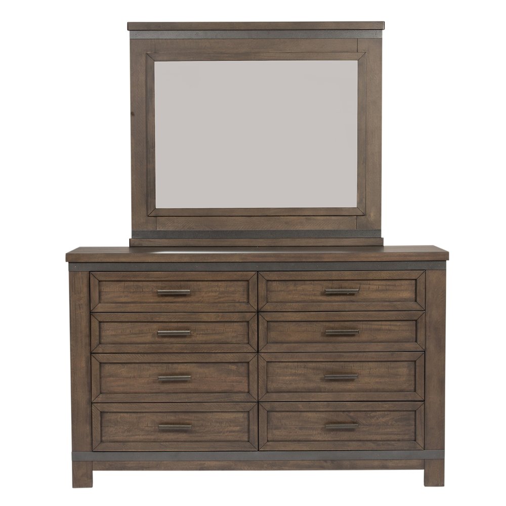 Thornwood Hills King Bookcase Bed, Dresser & Mirror, Chest