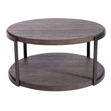 Modern View Round Cocktail Table in Gauntlet Gray