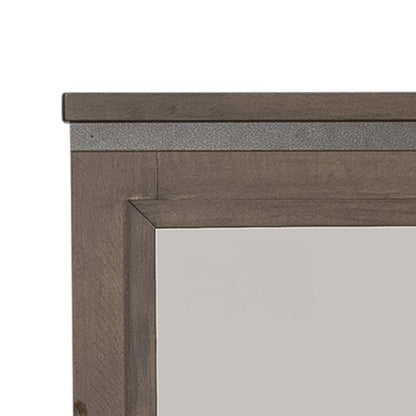 Thornwood Hills King Two Sided Storage Bed, Dresser & Mirror, Night Stand