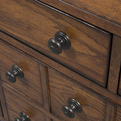 King Sleigh Bed, Dresser & Mirror in Rubberwood Solids & Oak Veneers