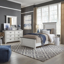 Full Panel Bed, Dresser & Mirror