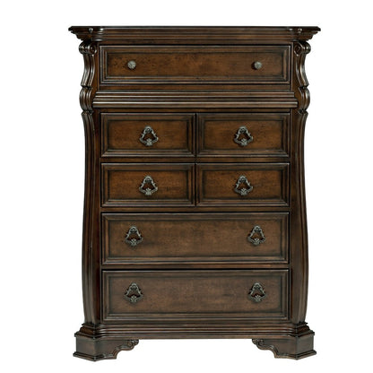 Arbor Place King California Sleigh Bed, Dresser & Mirror, Chest, Night Stand