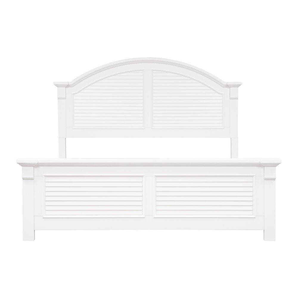 Summer House I Queen Panel Bed, Dresser & Mirror, Chest