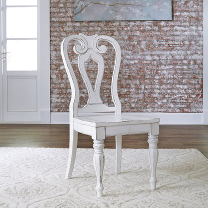 Opt 5 Piece Leg Table Set in Rubberwood Solids w/ White Oak & Birch Veneers