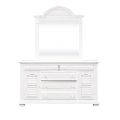 Summer House I King Poster Bed, Dresser & Mirror, Chest