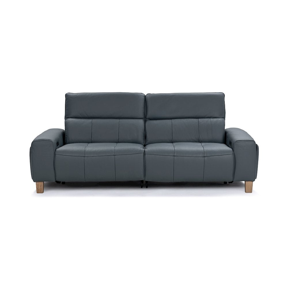 Alea Zero Gravity Power Recliner Upholstered Leather Sofa