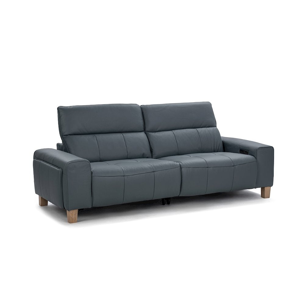 Alea Zero Gravity Power Recliner Upholstered Leather Sofa