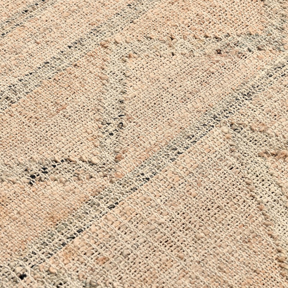 Megan Natural Jute Handwoven Area Rug  Natural 2.6x8
