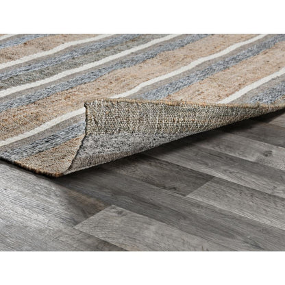 Elodie Natural Blue Multi, Handwoven Area Rug by Kosas Home