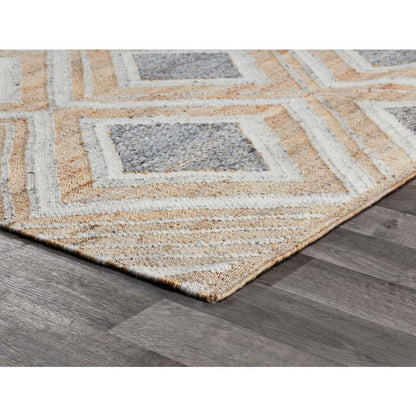 Lagos Blue Multi Handwoven Area Rug, By Kosas Home