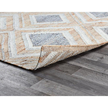 Lagos Blue Multi Handwoven Area Rug, By Kosas Home
