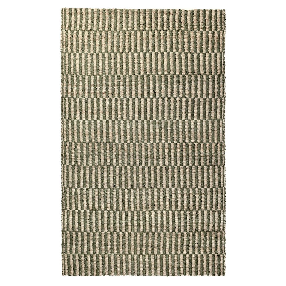 Monterey 5'x8' Jute Handwoven Sustainable Green Accent Area Rug