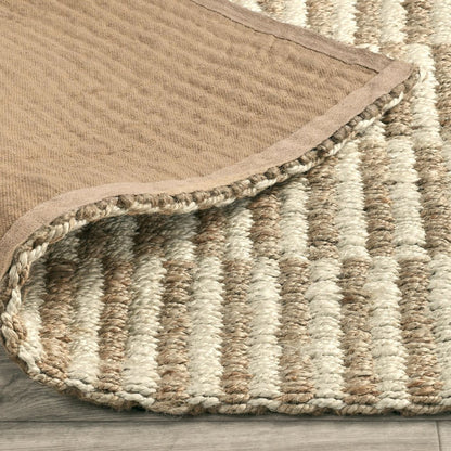 Monterey 8'x10' Jute Handwoven Sustainable Ivory Accent Area Rug