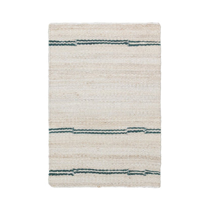 Sunderland Jute Stripe Ivory/Dark Blue 2x3