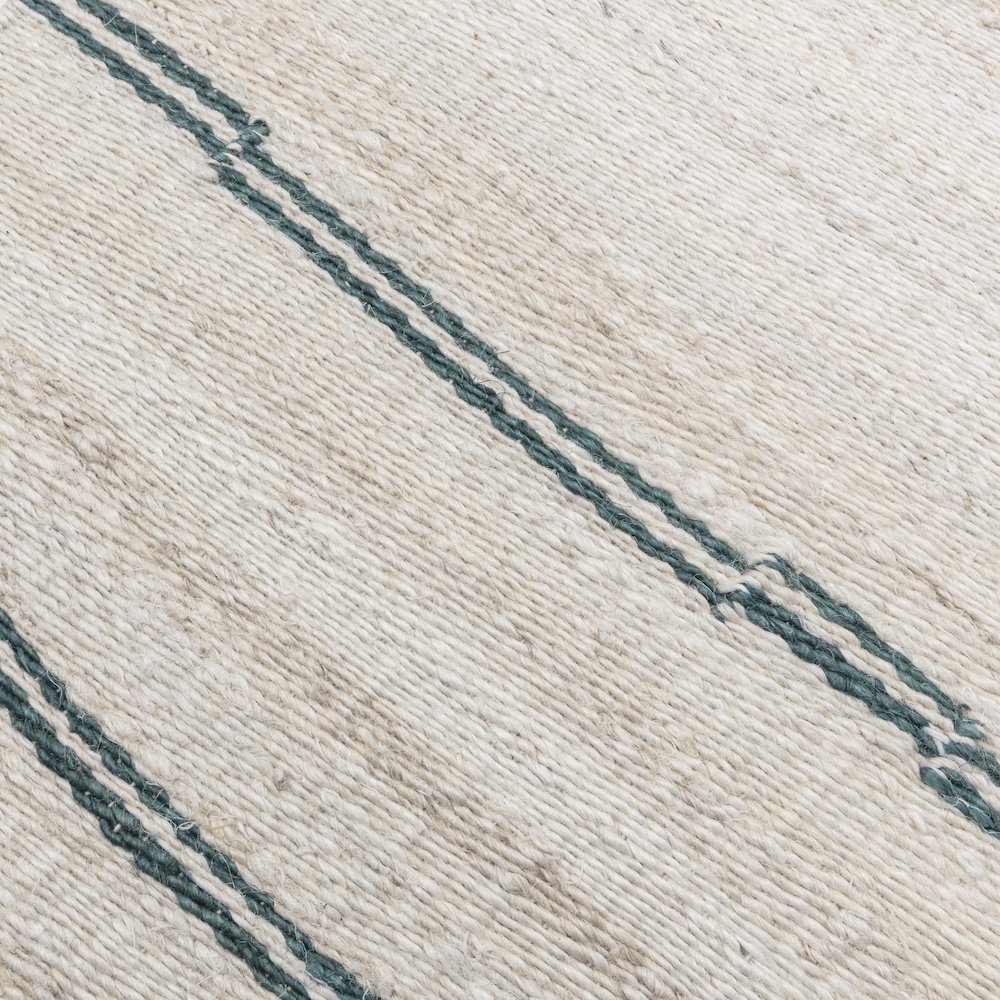 Sunderland Jute Stripe Ivory/Dark Blue 2x3