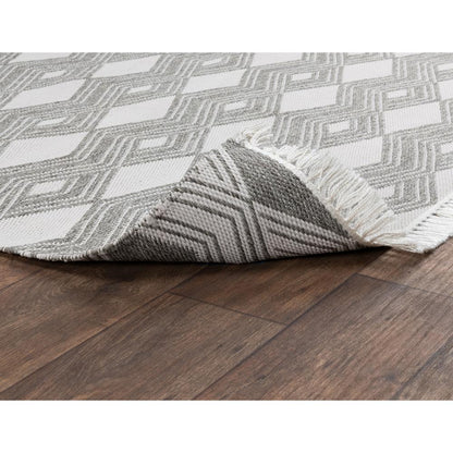 Saugatuck Indoor Outdoor Gray Accent Rug by Kosas Home