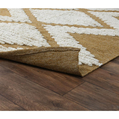 Warren Indoor Outdoor Honey Gold Accent Rug, by Kosas Home