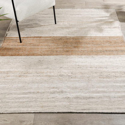 Opal Beach 2x3 Indoor Outdoor Handwoven Gray Multi Area Rug by Kosas Home